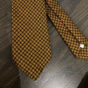 ISAIA brand new brown and black tie